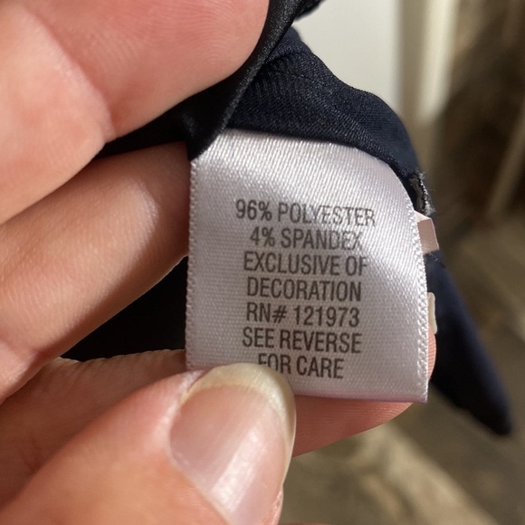 Simply Vera Wang Black Pleated Satin Gray Sheath Dress​​ - Picture 4 of 6